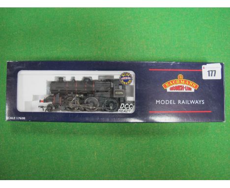 A Boxed Bachmann Branch-Line 'OO' Gauge #32-579 Ivatt Class 2-6-0 Locomotive and Tender R/No. 43096, BR lined black late cres
