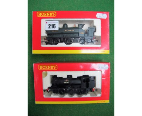 Two Boxed Hornby 'OO' Gauge Locomotives, #R2534 Class 2721 0-6-0 Pannier Tank, R/No. 2738, Great Western green, #R2094C Class