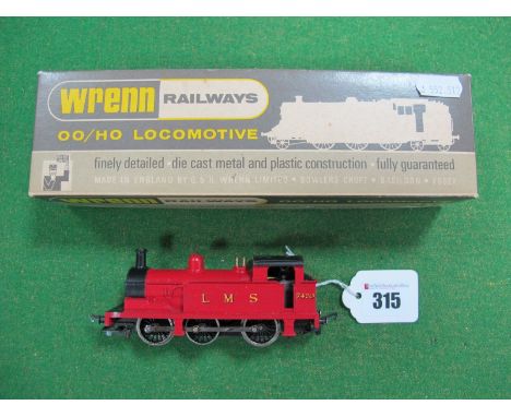 A Boxed Wrenn 'OO' Gauge #W2204 0-6-0 Tank Diesel Locomotive R/No. 7420, LMS maroon, overall good. 