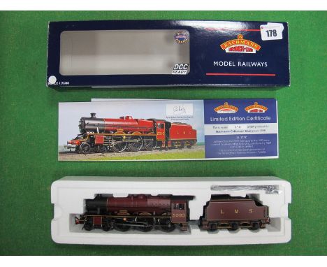 A Boxed Bachmann Branch-Line 'OO' Gauge #31-175 Stanier Jubilee Class 4-6-0 Locomotive R/No. 5593 'Kolaphur', six wheeled ten