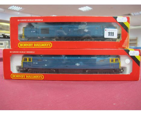 Two Boxed Hornby 'OO' Gauge Locomotives, #R.751 Class 37 Co-Co Diesel R/No. 37130, BR blue, #R.075 Brush Type 4 Class 47 Co-C