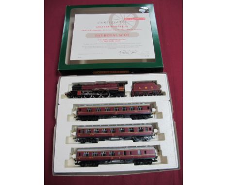 A Boxed Hornby 'OO' Gauge The Royal Scot Train Pack, comprising Princess Class 4-6-2 Locomotive and Powered Tender, R/No. 620