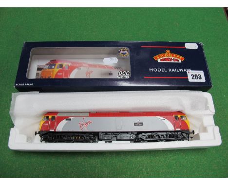 A Boxed Bachmann Branch-Line 'OO' Gauge #32-751 Class 57/0 Diesel Locomotive R/No. 57301 'Scott Tracy', in Virgin Trains live