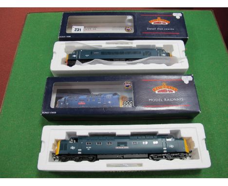 Two Boxed Bachmann Branch-Line 'OO' Gauge Locomotives, #32-651 Class 44 Diesel R/No. 44008 (rubbing to decal) 'Penyghent' in 