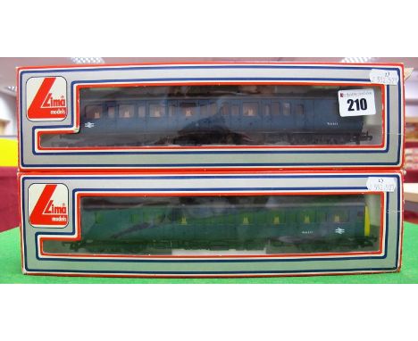 A Boxed Lima 'OO' Gauge Locomotive #L205138W Class 117 Driving Motor Brake Dummy DMU R/No. W51334, BR blue, together with #20