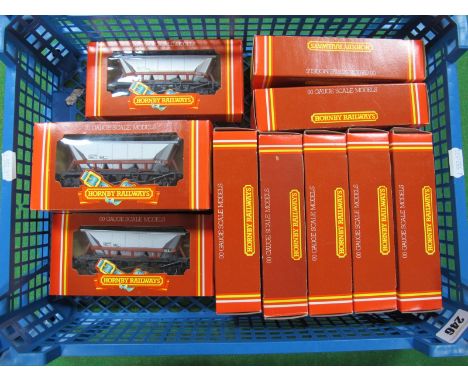 Eleven Hornby "OO" Gauge Rolling Stock, #R238 Merry-Go-Round Hopper Wagons '3511540':- All Boxed