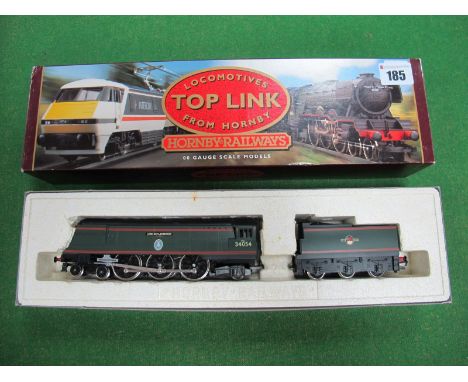 A Boxed Hornby 'Toplink' 'OO' Gauge #R310 Battle of Britain Class 4-6-2 Locomotive and Tender R/No. 34054 'Lord Beaverbrook',