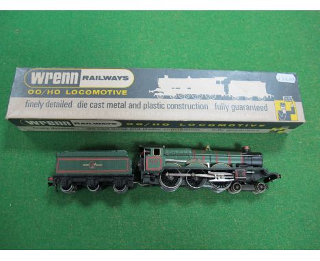 A Boxed Wrenn "OO" Gauge #W2222 Castle Class 4-6-0 Locomotive and Tender R/No. 7002 'Devizes Castle', BR green livery, instru