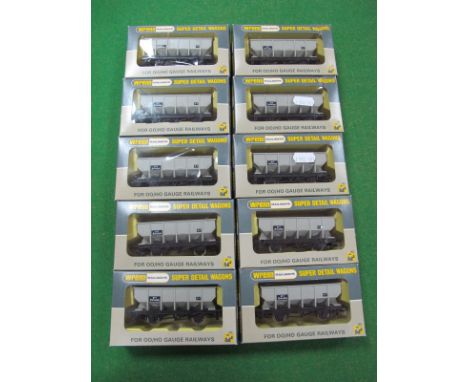Ten Boxed Wrenn Railways ""OO"" Gauge #W4644 Hopper Wagons 'B414029'.