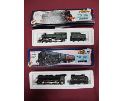 Two Boxed Bachmann Branch Line 'OO' Gauge Locomotives #31-101 Class 4 4-6-0 Locomotive and Tender, standard 4MT, R/No. 75023,