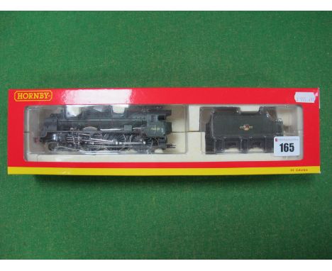 A Boxed Hornby 'OO' Gauge #R3018 Royal Scot Class 4-6-0 Locomotive R/No. 46115 'Scots  Guardsman', six wheeled tender, BR gre