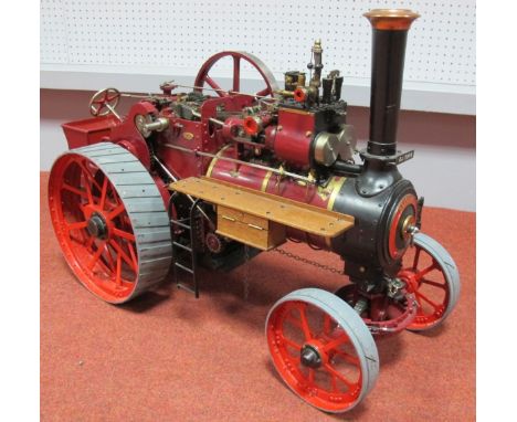 A 1½ Inch Scale Model of a Live Steam Allchin Compound Traction Engine, registration No. DJ2006 and based on plans by W. J. H