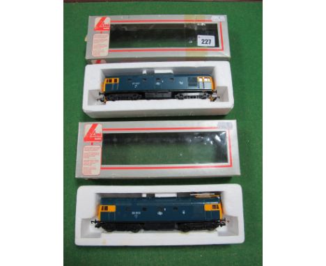 Two Boxed Lima 'OO' Gauge Locomotives, #L205246M Class 26 Bo-Bo Diesel-Electric Locomotive, R/No. 26003, BR blue, #L205252 Cl