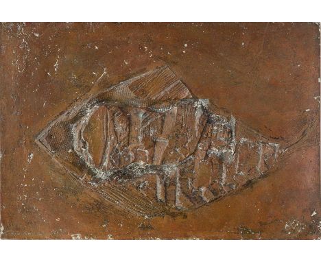 Bernard Meadows,&nbsp;British 1915-2005 -&nbsp;Fish Relief, opus 19, 1955;&nbsp;bronze, from an edition of 6 plus 1 A/C, sign