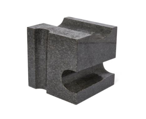 Robert Adams,  British 1917-1984 -   Cube, Opus 324, 1970;   granite, unique, H14.8 x W15 x D15 cm (ARR)   Provenance:  the E