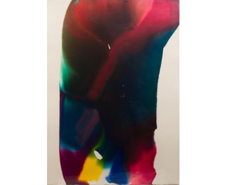 Paul Jenkins,&nbsp;American 1923-2012 -&nbsp;Phenomena Basalt Light, 1994;&nbsp;watercolour on paper, signed lower right 'Pau
