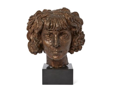 Sir Jacob Epstein,&nbsp;British 1880-1959 -&nbsp;Marchesa Casati, c.1918;&nbsp;bronze on marble base, conceived in c.1918, H2