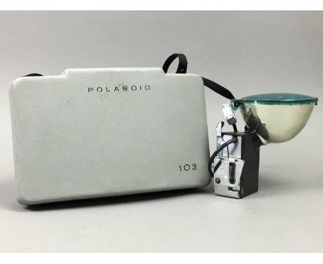 CASED POLAROID CAMERA MODEL 103,with accessories