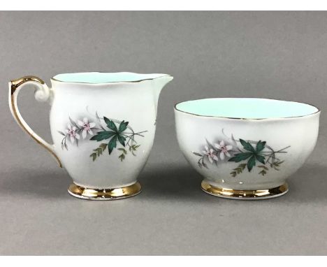 QUEEN ANNE 'LOUISE' PATTERN TEA SERVICE,along with other tea ware and ceramics 