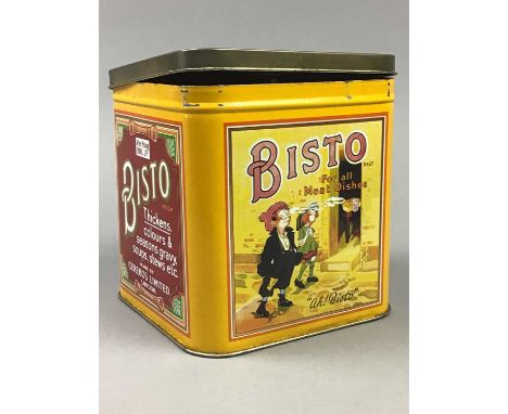 LOT OF VINTAGE TINS,including Huntley and Palmer and others (6)