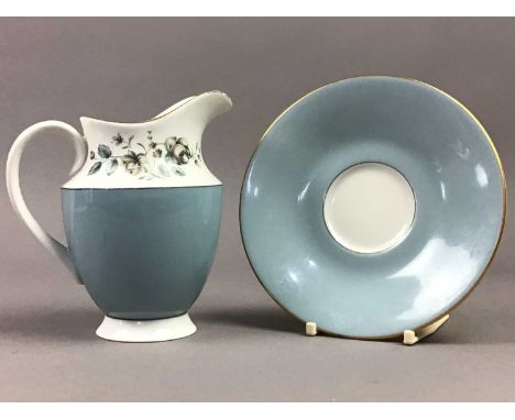 ROYAL DOULTON 'ROSE ELEGANS' PATTERN TEA SERVICE,comprising six cups, six saucers, six side plates and a milk jug, along with
