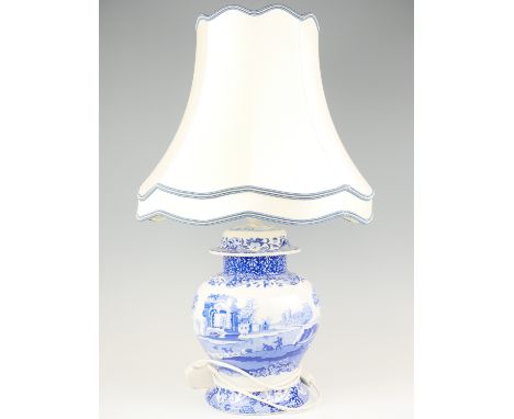 A Spode Italian table lamp, 64 cm