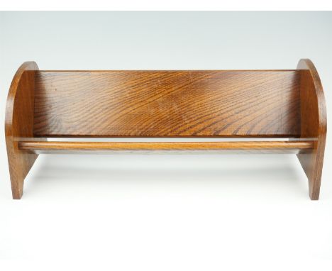 A wooden book trough, 45 cm x 18 cm x 16 cm 
