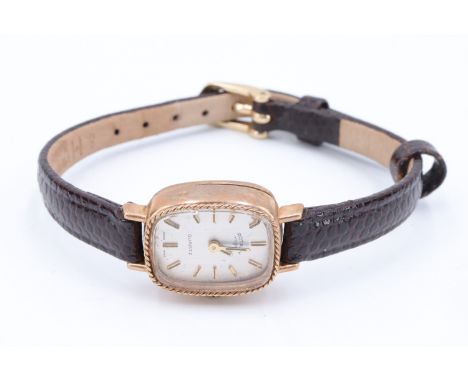 A lady's Rotary 9 ct gold wristlet watch, having a quartz movement, (un-tested)
