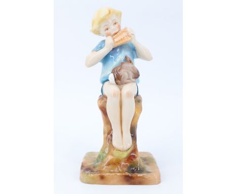 A mid 20th Century Royal Worcester figurine 'Peter Pan' signed by F Gertner, model number 3011, 20 cm