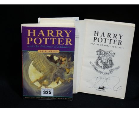 Harry Potter & The Chamber Of Secrets, Hand Signed By J K Rowling Together With A Further Harry Potter & The Prisoner Of Azka