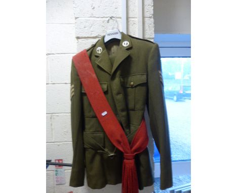 D Company 5th Battalion Middlesex Regiment Jacket with Sash