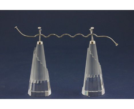 Boxed Swarovski Crystal Stalagmite Ring Holder, 9280 000 024 with warranty and leaflet (retired 1998)