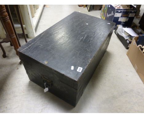 Victorian Iron Bound Trunk