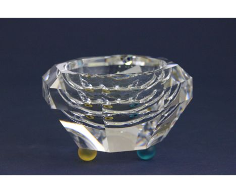 Boxed Swarovski Crystal Bowl ' Colorado ' 9280 000 011 with leaflet (retired 2004)
