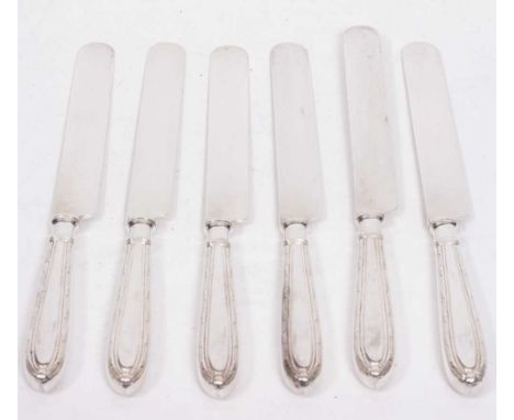 A Gorham Electro silver plated canteen of cutlery with matched Mappin &amp; Webb ladles and four 19th century silver plated s