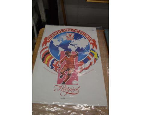 Liverpool FC Champions of Europe, colour print and others similar.
