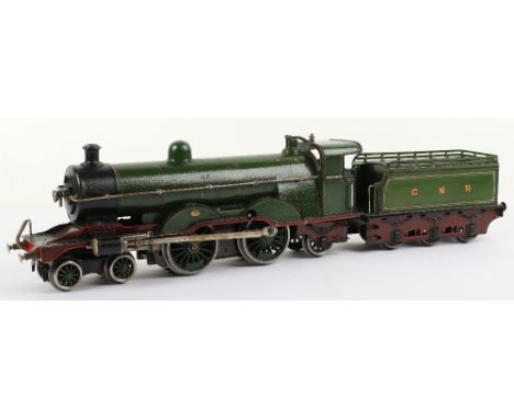 Marklin gauge 1 4-4-2 GNR Atlantic class locomotive and tender, engine and six-wheel tender finished in green lined livery, w