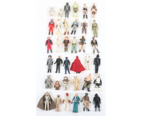 Vintage Loose First/Second/Third Wave Star Wars Action Figures, including: Darth Vader @G.M.F.G. I. 1977 Hong Kong,  Death Sq