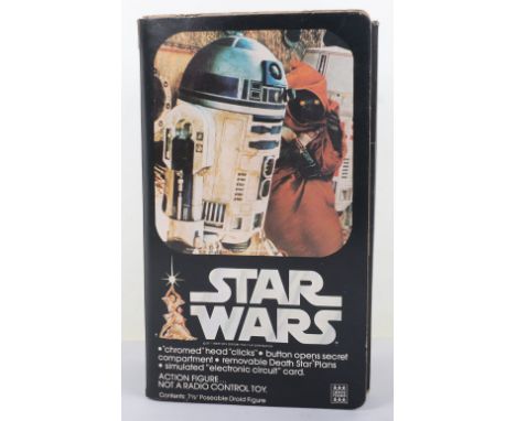 Vintage Denys Fisher Star Wars Artoo Detoo (R2-D2) Large size Action Figure, circa 1977 poseable 7 ½ inch figure, in near min