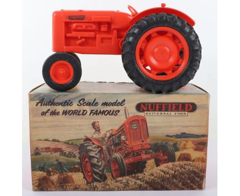 Raphael Lipkin Product Nuffield Universal Four Tractor, red plastic body, in excellent original condition ( missing exhaust) 