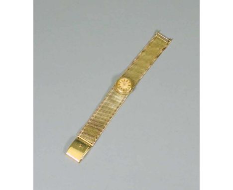   Anker, Damenarmbanduhr  Anker, Damenarmbanduhr   14 K Gelbgold. Massive Damenarmbanduhr mit schön gearbeitetem Band, Ankerw