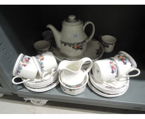 A part tea service by Royal Doulton in the Morning Glory design