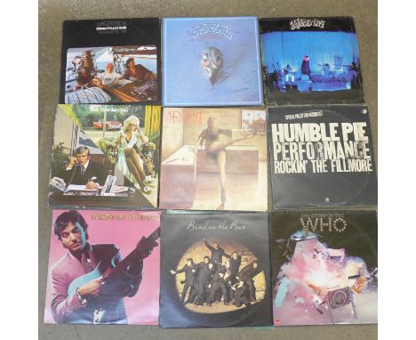 LP's including Genesis, Crosby, Stills &amp; Nash, Jimi Hendrix, Humble Pie, The Who, Argent, etc. (20) 