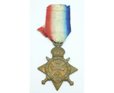 WWI 1914 Star to 2614 Pte. J. Ogiloy 10/L'Pool R. 