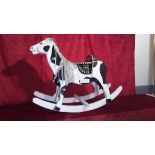 Wooden rocking horse