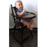 Little Baby in high chair