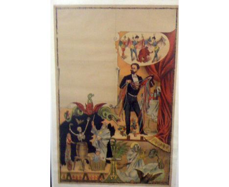 Rare Magic stock poster Nice and rare Magic stock poster. Framed (FR) Dimensions: 1,20 x 0,90 x 0,03