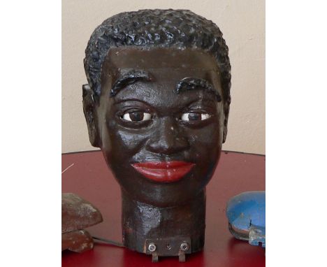 Automaton head carved from Wood by P.Zwahlen Carved wooden head, by famous swiss auatomaton builder P. Zwahlen (FR) Dimension
