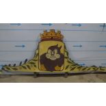 Cartoon painted rounding boards.Set of 12