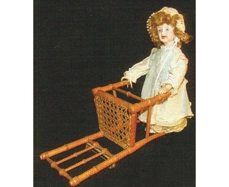  - Girl with Chair -  Semi Automaton, marked Germany (CH) Dimensions: 14 1/2 x 11 3/4 inch 